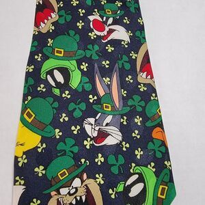 Looney Tunes Mania 1994 Tie Characters 100% Polyester